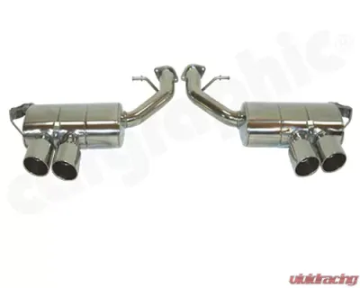 Cargraphic Super Sport Sound Muffler with Integrated Flaps Ferrari 612 Scaglietti 04-12 - CARFE612FLAP