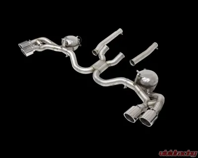 Cargraphic Performance Active Sound System with Rear Silencer Replacement Pipe and 4 x 100mm Tailpipes Porsche Cayenne 958.2 Diesel 3.0L V6 11-17 - CARP58DETERSMFL