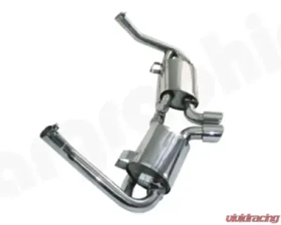 Cargraphic Silencer Set Cup Version Porsche Boxster 05-08 - CARP87ETCUP