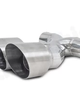 Cargraphic Sport Double-end Tailpipe 100mm | 4" inch X-pipe - Special Lightweight Version Porsche 981 Boxster |  S | GTS | Spyder /Cayman |  S | GTS | GT4 2013-2027                                     - PERP81ER40X - Image 3