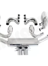 Cargraphic Complete Exhaust System with 200 Cell Cats Porsche 997 GT3 | GT3RS 07-11                                     - PERP97GT3RKIT2200 - Image 3