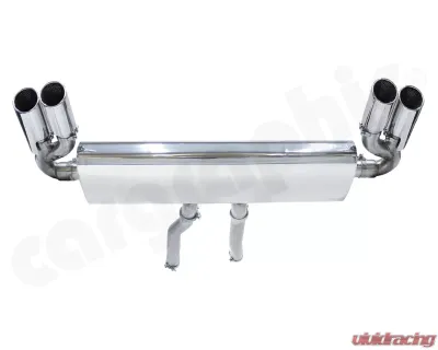 Cargraphic Double End Tailpipe Set Polished Audi Q7 07-19 - PERQ7ER35