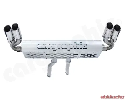 Cargraphic Double End Tailpipe Set Polished Audi Q7 07-19 - PERQ7ER35