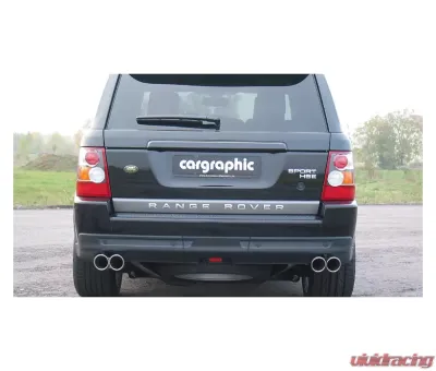 Cargraphic Tailpipe Set Double End Polished Land Rover Range Rover Sport 06-15 - PXRRSPER35