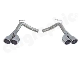 Cargraphic Tailpipe Set Double End Polished Land Rover Range Rover Sport 06-15