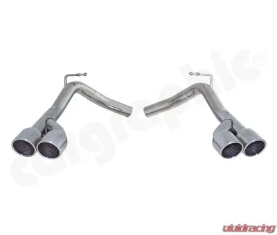 Cargraphic Tailpipe Set Double End Polished Land Rover Range Rover Sport 06-15 - PXRRSPER35