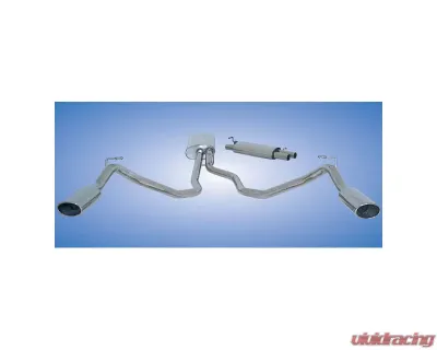 Cargraphic Exhaust System Super Sound Tailpipe Set 2x89mm Land Rover Range Rover Sport 06-15 - PXRRSPSC504