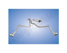 Cargraphic Exhaust System Tailpipe Set 2x89mm Land Rover Range Rover Sport 06-15
