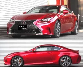 RS-R SuperDown Springs Lexus RC200T RWD 2015-2017