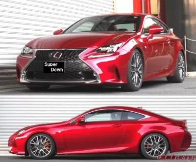 RS-R SuperDown Springs Lexus RC200T RWD 2015-2017 - T995S