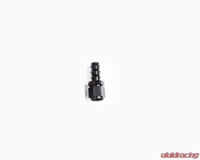 Radium Engineering Black -6AN Straight Push-lok Hose End Fitting - 14-0201