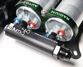 Radium Engineering 4 Port Fuel Pump Manifold with Bosch Fuel Pumps