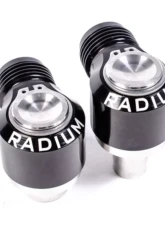 Radium Engineering Intake 10AN Male Swivel Banjo 18.0mm Press Fit Fitting Toyota Supra 1993-1998                                     - 20-0408 - Image 4