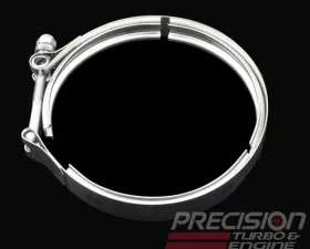 Precision Turbo & Engine V-Band Clamp Pro Mod Turbine Housing Discharge