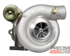Precision Turbo & Engine Gen 2 55mm Subaru Bolt-On Turbo W/ 3 Inch Comp Cover Inlet & 15 Psi Actuator