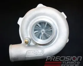 Precision Turbo & Engine GEN1 PT5558 JB B CC  T3 INLET/4-BOLT DISCHARGE .63 A/R