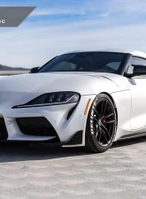 AutoTecknic Replacement Aero Glazing Mirror Covers Black Toyota Supra A90 2020-2023                                     - ATK-TO-0153-GB - Image 4