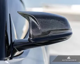 AutoTecknic Replacement Aero Carbon Mirror Covers Toyota Supra A90 2020-2023