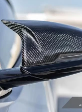 AutoTecknic Replacement Aero Carbon Mirror Covers Toyota Supra A90 2020-2023                                     - ATK-TO-0153-CF - Image 5