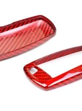 AutoTecknic Red Dry Carbon Key Fob Case BMW Fx 7 | 6 | 5 | 3 | 2 | 1 -Series | M Models | X4 | X3                                     - ATK-BM-0001-RC - Image 3