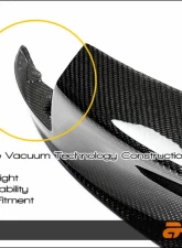 AutoTecknic Performante Vacuumed Carbon Fiber Aero Splitters BMW M5 F10 2012-2017                                     - ATK-BM-0015 - Image 2