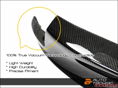 AutoTecknic Performante Vacuumed Carbon Fiber Aero Splitters BMW M5 F10 2012-2017 - ATK-BM-0015
