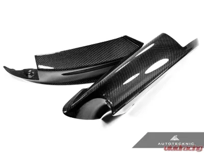 AutoTecknic Performante Vacuumed Carbon Fiber Aero Splitters BMW M5 F10 2012-2017 - ATK-BM-0015