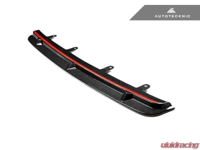 Autotecknic Dry Carbon Center Front Lip Spoiler BMW F90 M5 2018-2022 - ATK-BM-0020