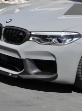 Autotecknic Dry Carbon Center Front Lip Spoiler BMW F90 M5 2018-2022                                     - ATK-BM-0020 - Image 2