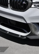 Autotecknic Dry Carbon Center Front Lip Spoiler BMW F90 M5 2018-2022                                     - ATK-BM-0020 - Image 3