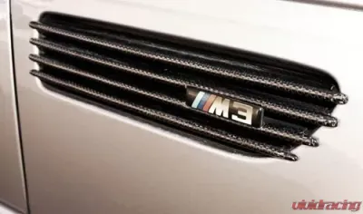 Autotecknic Gloss Black Replacement Fender Gills BMW E46 Coupe|M3 2001-2006 - ATK-BM-0074-GB