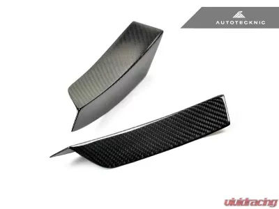 AutoTecknic Competition Carbon Fiber Front Bumper Canards BMW F87 M2 2015-2021 - ATK-BM-0086