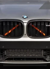AutoTecknic Replacement Dry Carbon Grille Surrounds BMW F97 X3M | F98 X4M 2020+                                     - ATK-BM-0118-CF-M - Image 2