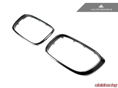 AutoTecknic Replacement Dry Carbon Grille Surrounds BMW F97 X3M | F98 X4M 2020+ - ATK-BM-0118-CF-M