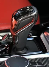 AutoTecknic Carbon Fiber Gear Selector Side Covers BMW X3M | X4M 2019-2021                                     - ATK-BM-0130 - Image 3