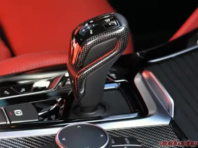 AutoTecknic Carbon Fiber Gear Selector Side Covers BMW X3M | X4M 2019-2021 - ATK-BM-0130