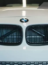 AutoTecknic Dual-Slats Carbon Fiber Front Grilles BMW F87 M2 | F22 2-Series 2014-2019                                     - ATK-BM-0172-DS-CF - Image 4