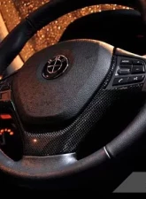AutoTecknic Carbon Fiber Steering Wheel Trim BMW F20 1-Series | F22 2-Series | F30|34 3-Series | F32|F36 4-Series 12-19                                     - ATK-BM-0198 - Image 3