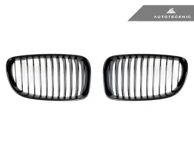 AutoTecknic Replacement Glazing Black Front Grilles BMW E82 1-Series | 1M