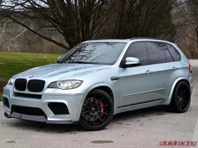 AutoTecknic Replacement Carbon Fiber Fender Grills BMW E70 X5M 10-13 - ATK-BM-0207-CF