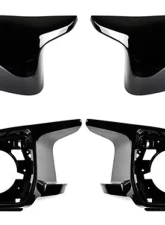AutoTecknic M-Inspired Retrofit Mirror Bezel and Cover Kit BMW X3|X4|X5|X6|X7 2018-2021                                     - ATK-BM-0221-P - Image 8