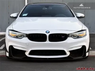 AutoTecknic Carbon Headlight Covers BMW F82 | F84 M4 15-20 - BM-0239-CF