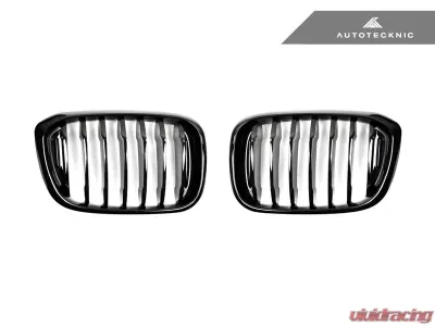 AutoTecknic Replacement Glazing Black Front Grilles BMW X3 | X4 17-20 - ATK-BM-0256-GB