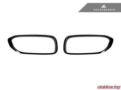 AutoTecknic Replacement Gloss Black Front Grille Surrounds BMW F90 M5 2018-2022 - ATK-BM-0272-GB