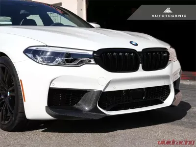 AutoTecknic Replacement Gloss Black Front Grille Surrounds BMW F90 M5 2018-2022 - ATK-BM-0272-GB