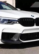 AutoTecknic Replacement Gloss Black Front Grille Surrounds BMW F90 M5 2018-2022                                     - ATK-BM-0272-GB - Image 2