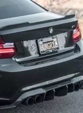 AutoTecknic Dry Carbon Fiber Competition Trunk Spoiler BMW F87 M2 2015-2021                                     - ATK-BM-0277 - Image 2