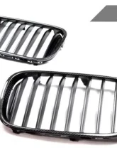 Autotecknic Carbon Fiber Front Grille BMW G11|12 7-Series 16-19                                     - ATK-BM-0301-CF - Image 3