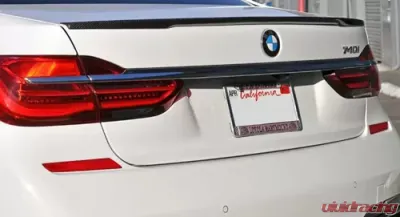 AutoTecknic Carbon Fiber Trunk Lip Spoiler BMW G11|G12 7-Series 2015-2021 - ATK-BM-0310