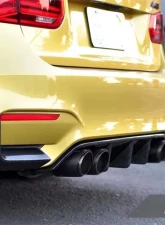 AutoTecknic Dry Carbon Competition Rear Diffuser BMW F80 M3|F82 M4 16-20                                     - BM-0352-V2 - Image 2